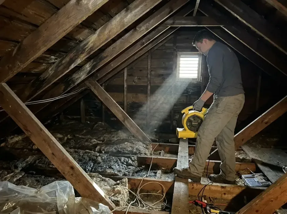 attic-water-damage-drying-proc-007 — frequently asked questions, Emergency Water Extraction & 24/7 Flood Response in Coaling…